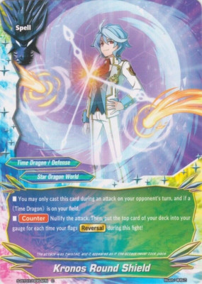 Bushiroad Future Card Buddyfight Kronos Rundschild S-BT07/0064EN C Zeitdrache