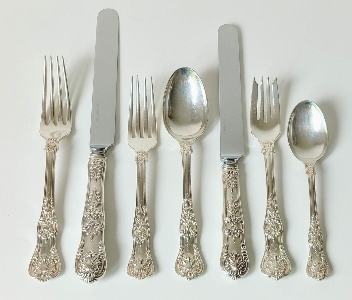 アクセサリー Tiffany&Co. Antique Cutlery Silver Bangl English King By Tiffany & Co Sterling Silver Flatware