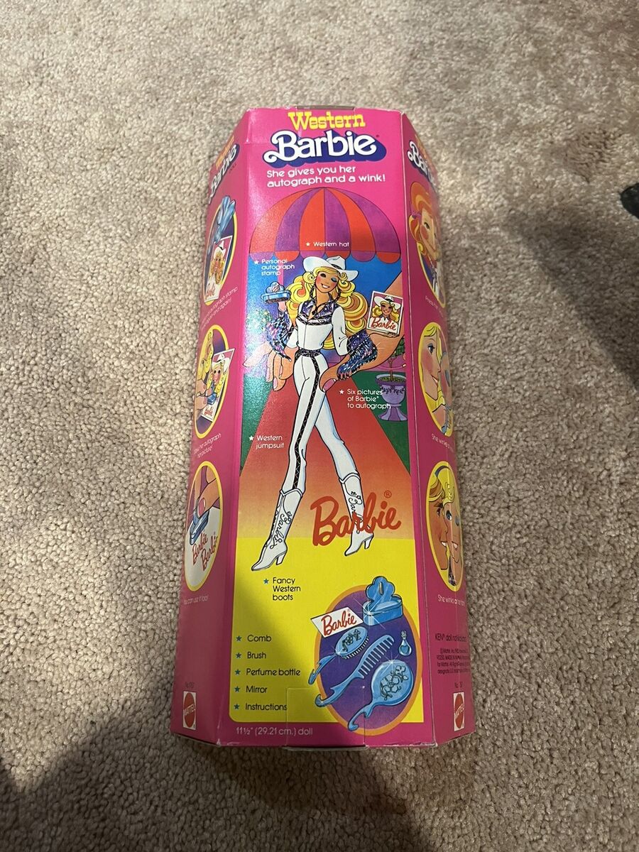 Vintage 1980 WESTERN BARBIE Mattel . blinking eyes . #1757 Vintage 1980 WESTERN BARBIE Mattel . blinking eyes . #1757