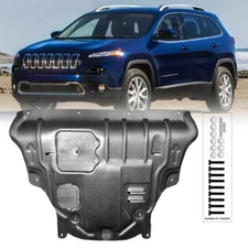 Engine Splash Shield For Jeep Cherokee 2014-2018 Auto Under Guard Mudguard Black