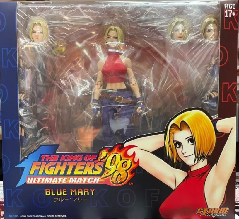 Storm Collectibles King Of Fighters 98 Blue Mary 1/12 Action Figure red