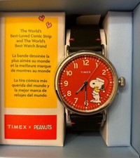 Timex X Peanuts Featuring Snoopy Holiday 40mm Watch TW2V61100