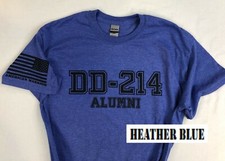 DD-214 Alumni Military T-shirt. Perfect For Marines, Army, Navy Air-force 120G