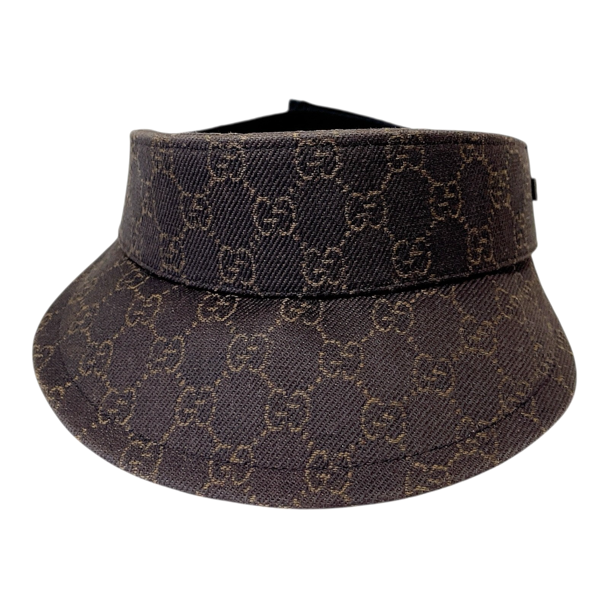 GUCCI グッチ　サンバイザー GUCCI Sun Visor GG Supreme Canvas Hat Brown Logo Adjustable Strap