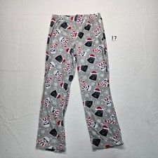 Star Wars Holiday Pajama Pants Darth Vader Storm Trooper Grey Flannel M Medium
