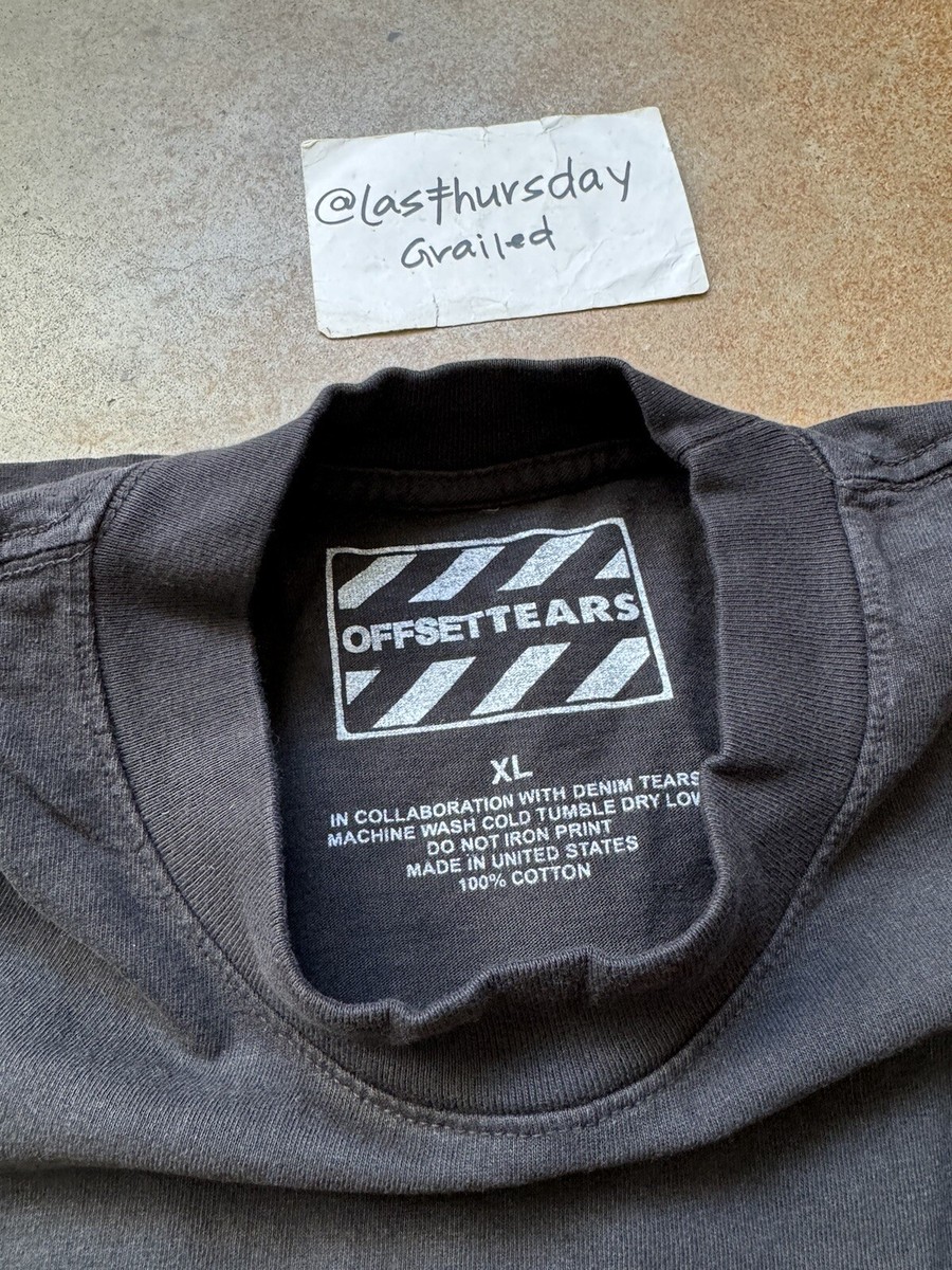 OFFSET x Denim Tears Tee #3 Black XL | eBay
