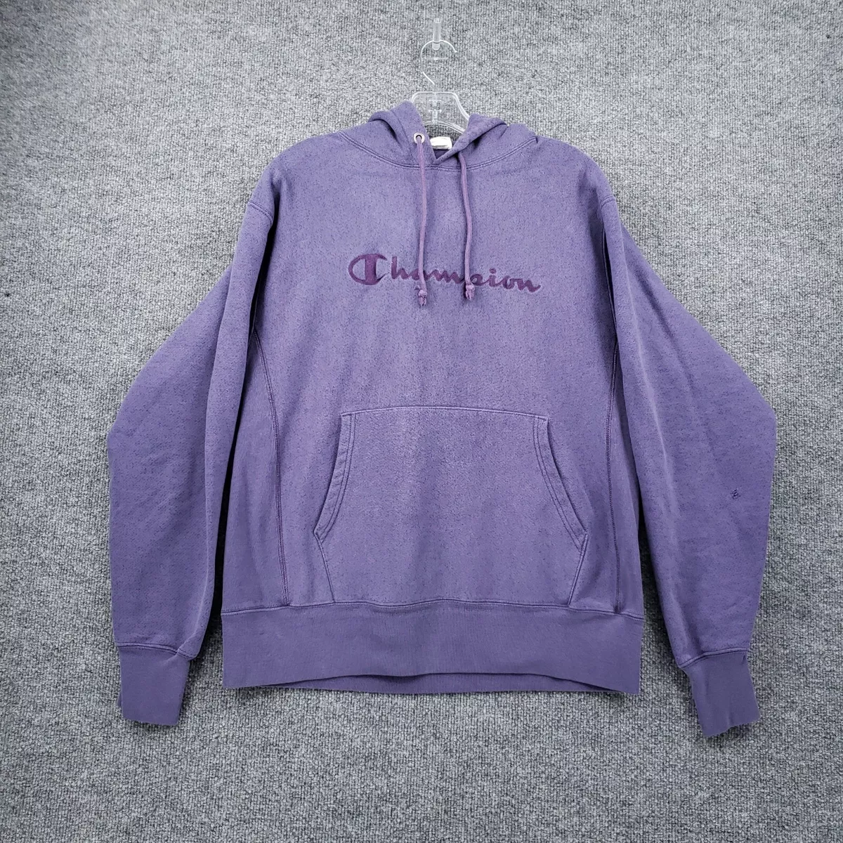 Purple mens champion hoodie sales