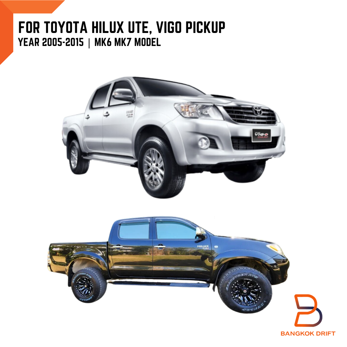 2 X HILUX 2 X D4D 2 X 3.0 LOGO EMBLEMI DISTINTIVI ADATTI TOYOTA - Foto 9