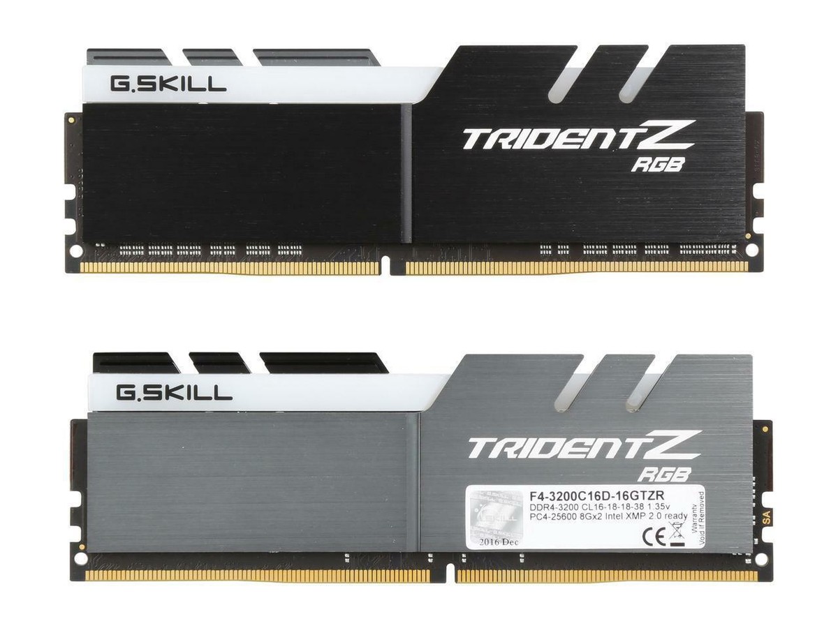 G･SKILL Trident Z RGB DDR4 3200 16GB Buy G. SKILL Trident Z RGB 16GB DDR4 3200 MHz PC4-17000 (F4