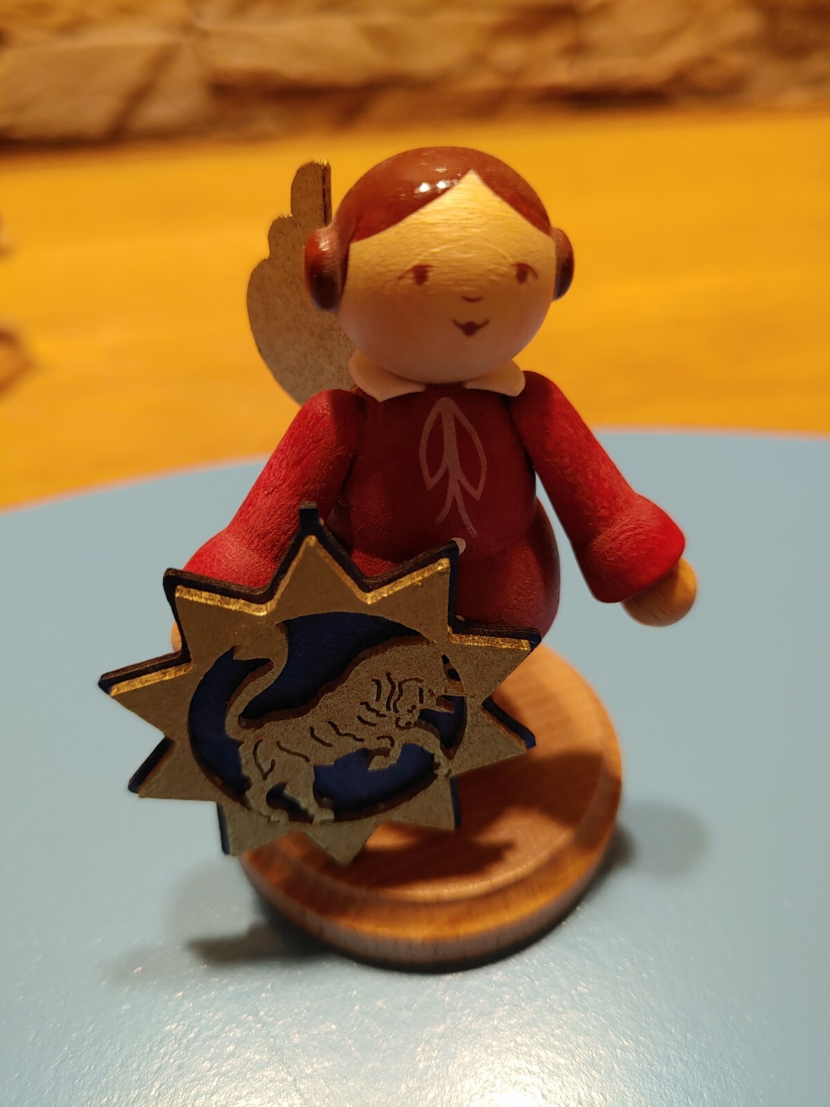 Rarität! Engel Sternzeichen Stier in OVP- Glücksbote - Stracoland Erzgebirge