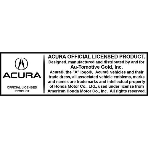 Acura TypeS License Plate Frame (Black) - Picture 4 of 4