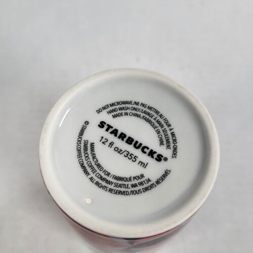 Starbucks San Valentino cuori sirena logo 12 oz. Tazza da caffè da viaggio in ceramica - Foto 2 di 6