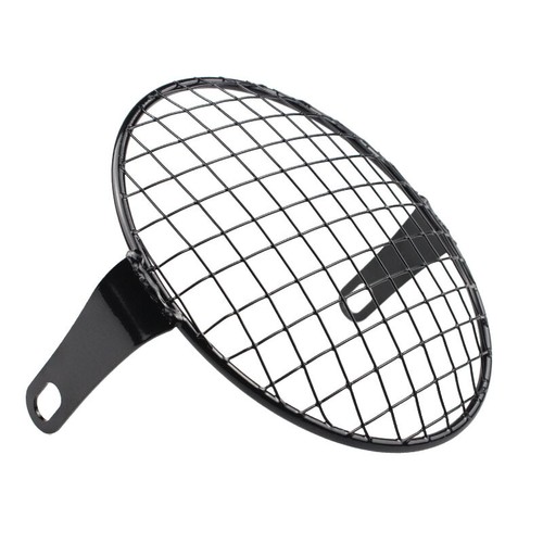 Headlight Lamp Mesh Grill Guard Cover Protector Metal for Cruiser Chopper Bobber - Picture 5 of 7