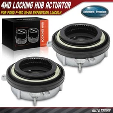 2Pcs Front 4WD Auto Locking Hub Actuator for Ford F-150 15-20 Expedition Lincoln