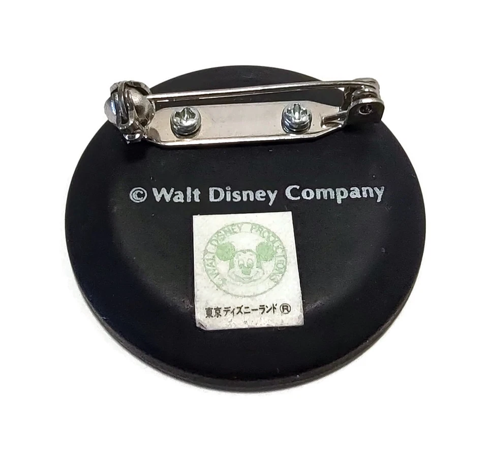 Extremely Rare Early 80s TDL Tokyo Disneyland Donald Duck Disney Pin back Button — 第 2/2 张图片