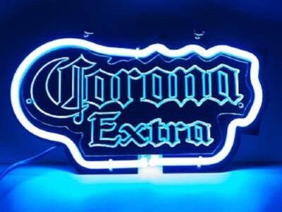 Corona Extra 3D Carved Neon Lamp Sign 14'' Bar Beer Hanging Nightlight EY