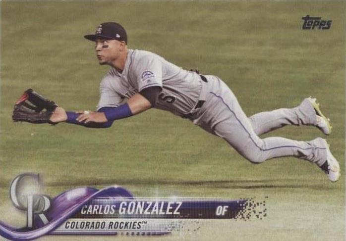2018 Topps - Carlos Gonzalez #110 - 1 of 1