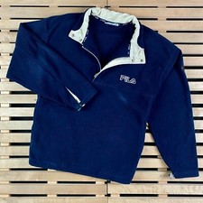 Mens Fila Vintage Fleece Jumper Size M