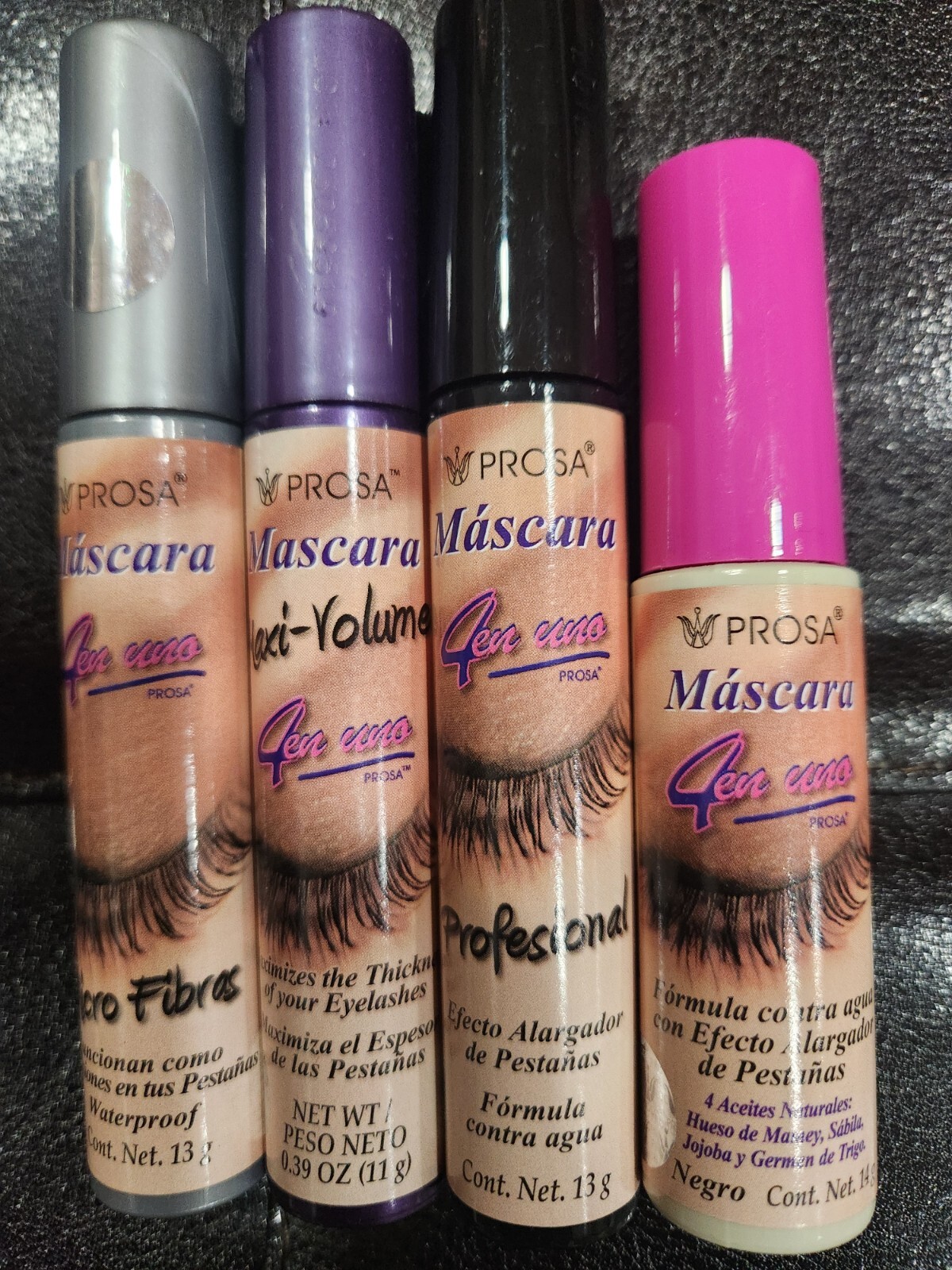 4 PROSA WATERPROOF 4 IN 1 MAXI VOLUME, PROFESSIONAL, MICRO FIBER & EXTEND VOLUME