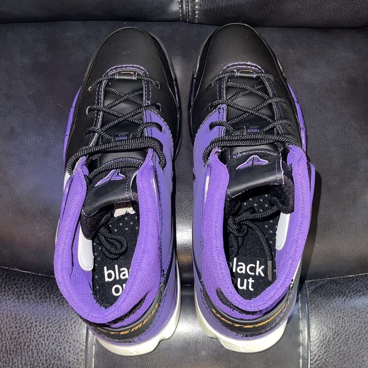 Size 13 - OG 2006 NIKE ZOOM KOBE 1 BLACKOUT 313143 014 Black  display picture 1
