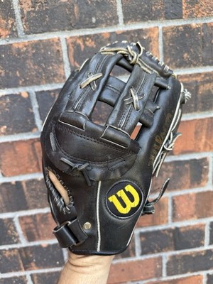 Wilson A2101 Baseball Softball Glove Right Throw Sabo Broke In H Web 12.5 