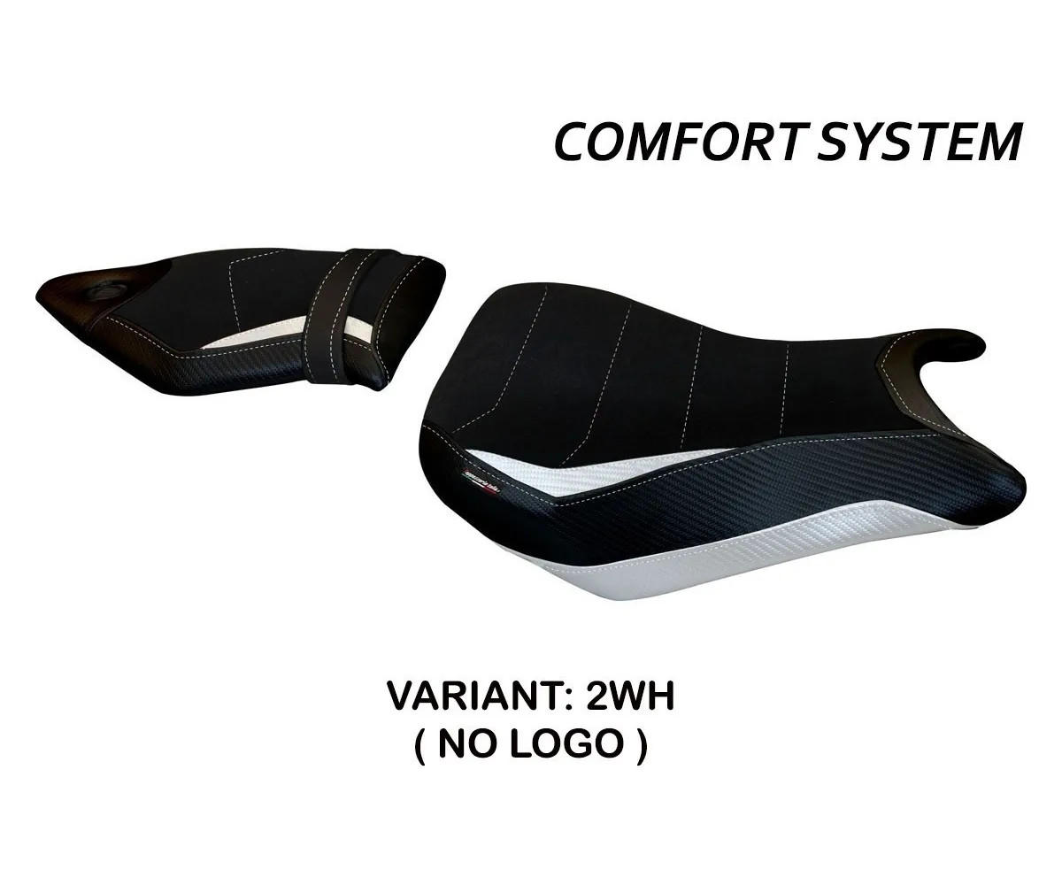 Seat saddle cover Spira 2 Comfort System White TPZ BMW S 1000 R 2014 2020 At