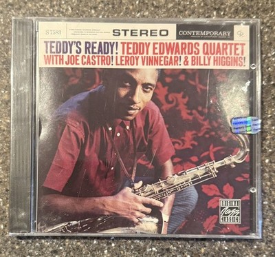 Teddy's Ready! [Audio CD] Teddy Edwards Quartet * 025218674829 * Brand New