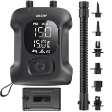 OGERY Paddle Board Electric Pump 20PSI with Safe  Fast Dual Stage Inflation  D