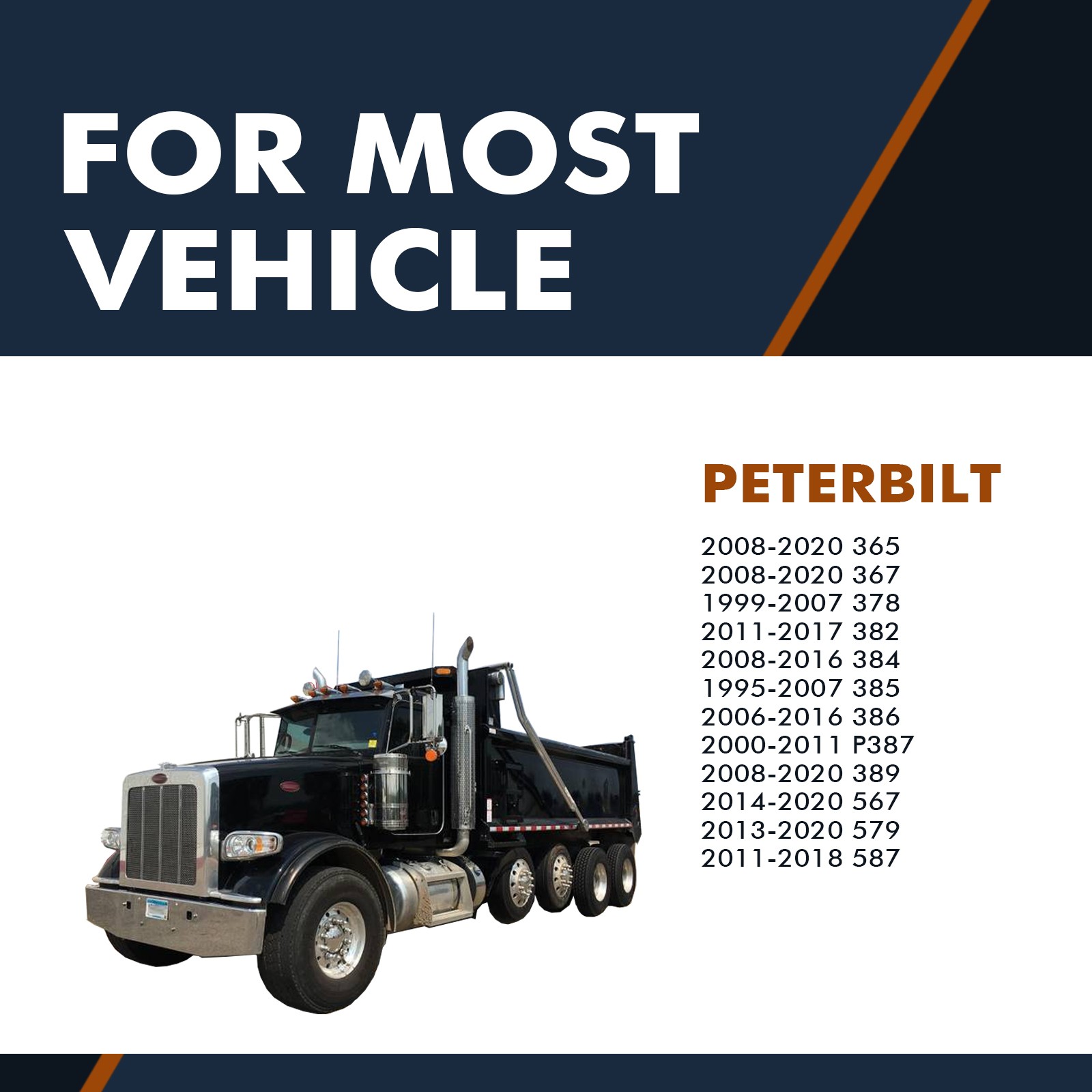 2PC Rear Shock For 2006-2016 Peterbilt 386 OEM# C711002 C711016 C716000 C716015