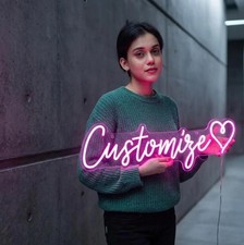 Custom Name Neon Sign, Personalized Gift Aesthetic Sign for Wedding, Decor