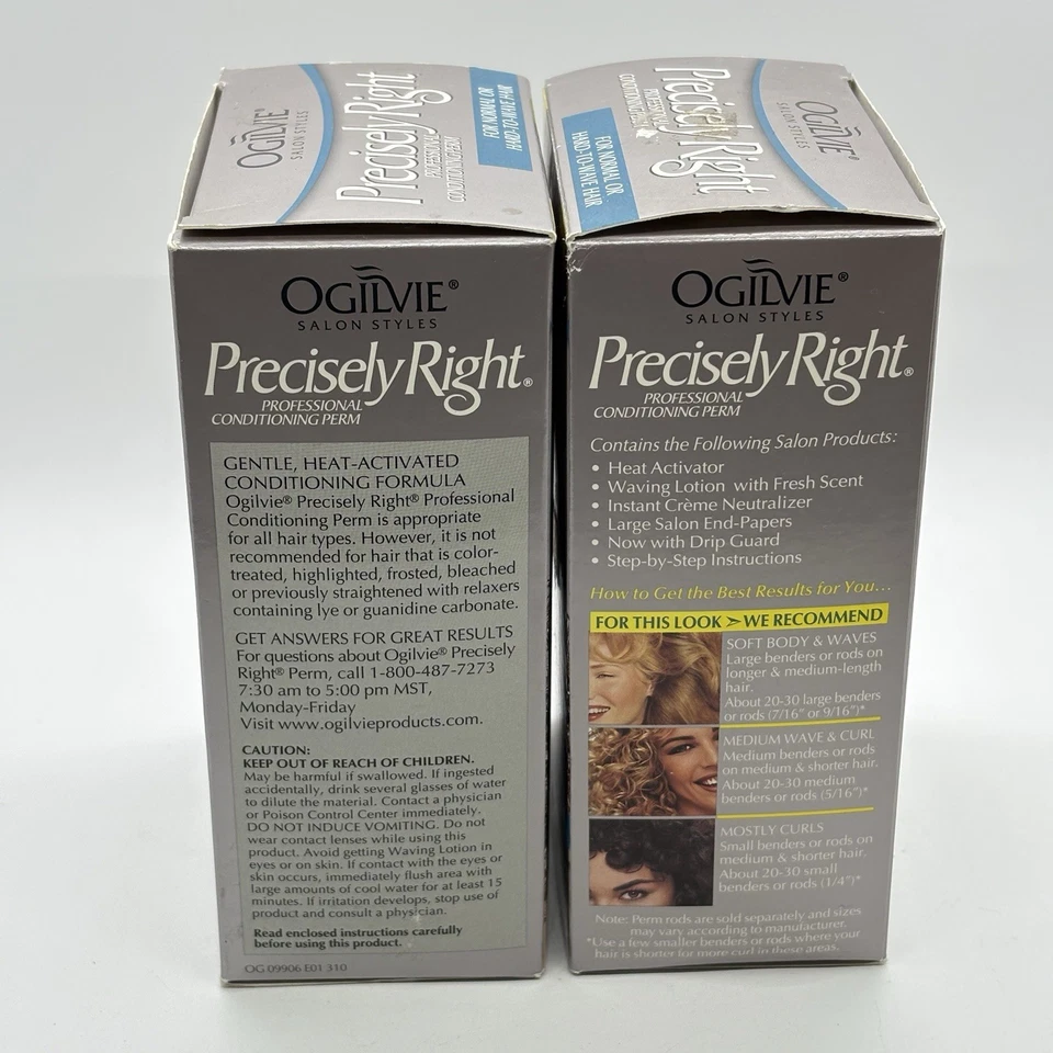 2 Ogilvie Precisely Right Professional Perm For Normal Or Hard To Wave Hair - Image 2 of 4