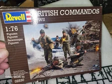 Revell WW II British Commandos Plastic Soldier Figures 1/76 #02530