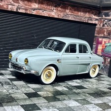 One off custom 1 18 NOREV Renault Dauphine 1958 Marshall Yellow Headlights