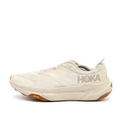Hoka One Damen W Transport Sneaker Cremeweiß Vibram-Sohle Laufschuhe EU 40