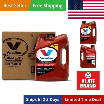 Multi-Vehicle ATF Full Synthetic Automatic Transmission Fluid 1 GA, Case of 3
