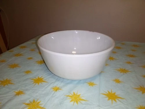 Vintage Anchor Hocking Fire King Milk-Glass #458 8.5” Mixing Bowl