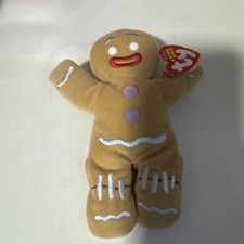 2008 Ty Beanie Baby GINGY Gingerbread Man Shrek the Halls DVD Excl. Plush Toy 7”
