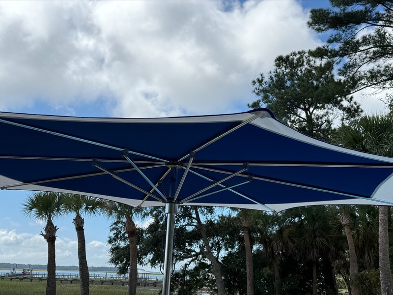 TUUCI - OCEAN MASTER M1 ZERO HORIZON 12' OCTAGON CANOPY ONLY - INDIGO BLUE