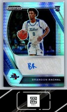 2021 Panini Prizm Draft #DP-BRA Brandon Rachal Draft Picks Auto Prizms Hyper