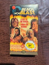 Vintage WCW Beach Blast VHS Big Van Vader Sid Vicious Sting Wrestling NWA Turner