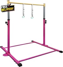 Gymnastic Kip Bar Horizontal Bar for Kids Girls Junior 3 to 5 Adjustable Height