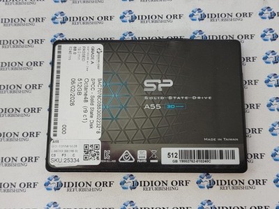 SILICON POWER 512GB 2.5'' SATA SSD A55, Grade C, SKU 25334