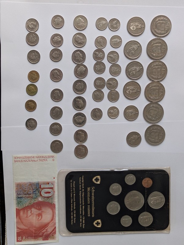 Switzerland Coins Lot