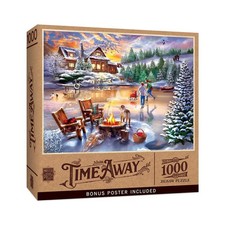 MasterPieces Time Away An Evening Skate 1000 Piece Jigsaw Puzzle, Age 14