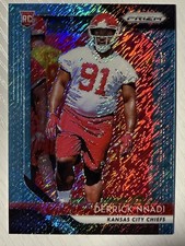 Derrick Nnadi 2018 Panini Prizm Blue Shimmer Prizm RC 2/9 Colts Chiefs
