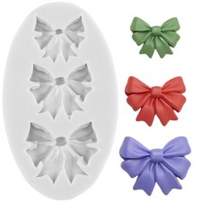 Bow Polymer Clay Mold Bowknot Bowtie Silicone Molds for DIY Craft Epoxy Resin...