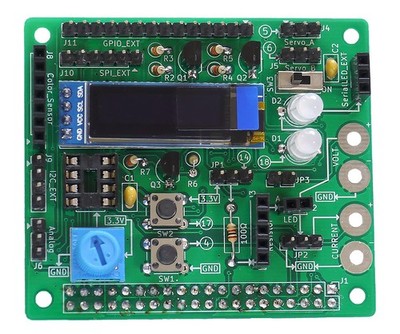 ADRPM2001PB: Learn online! Raspberry Pi I/O Basic Parts Pre-wired Board