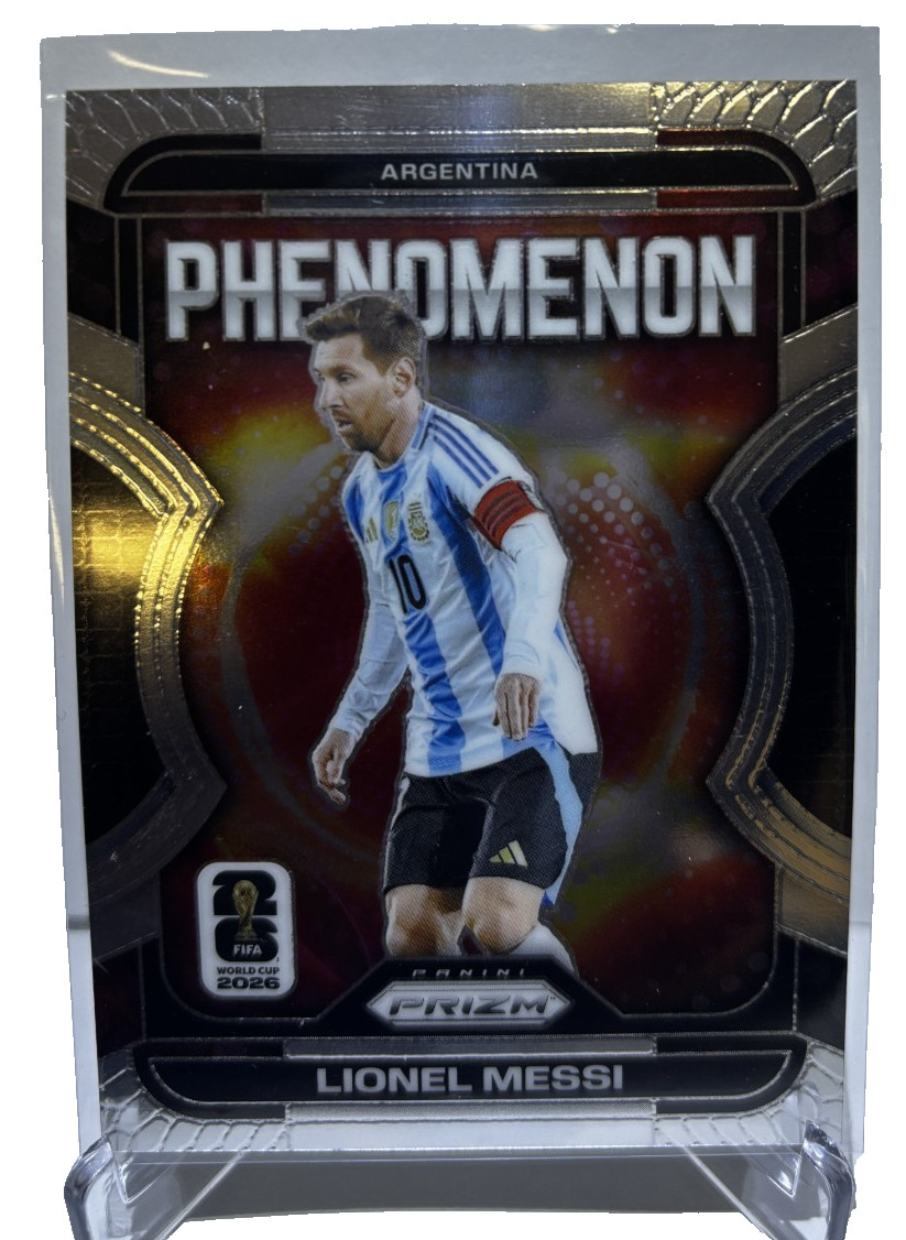 Panini Prizm FIFA World Cup 2026 Lionel Messi Argentina Phenomenon