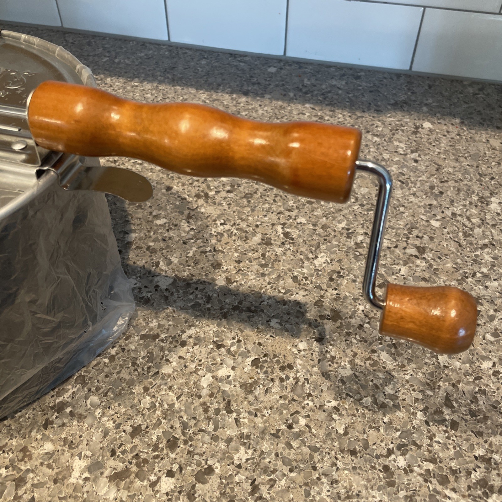 Franklin’s Gourmet Black Whirley Pop Popcorn Popper All Metal Gears 6 Quart New!