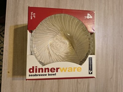 Vintage Luminarc Seabreeze Swirl Bowl 4 Pc Dinnerware New In Box See  Pictures